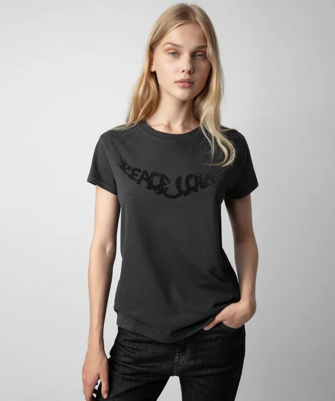 Zadig Black Peace Love t-shirt