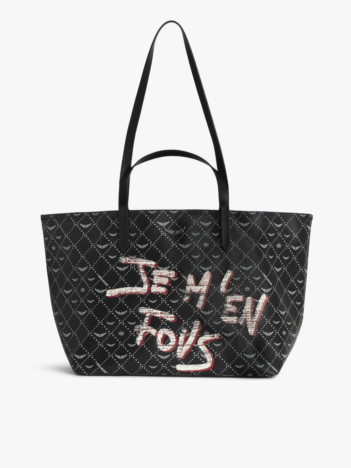 ZV leather tote bag Je M'en fou