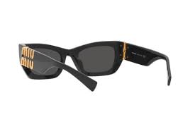 MiuMiu black frame sunglasses