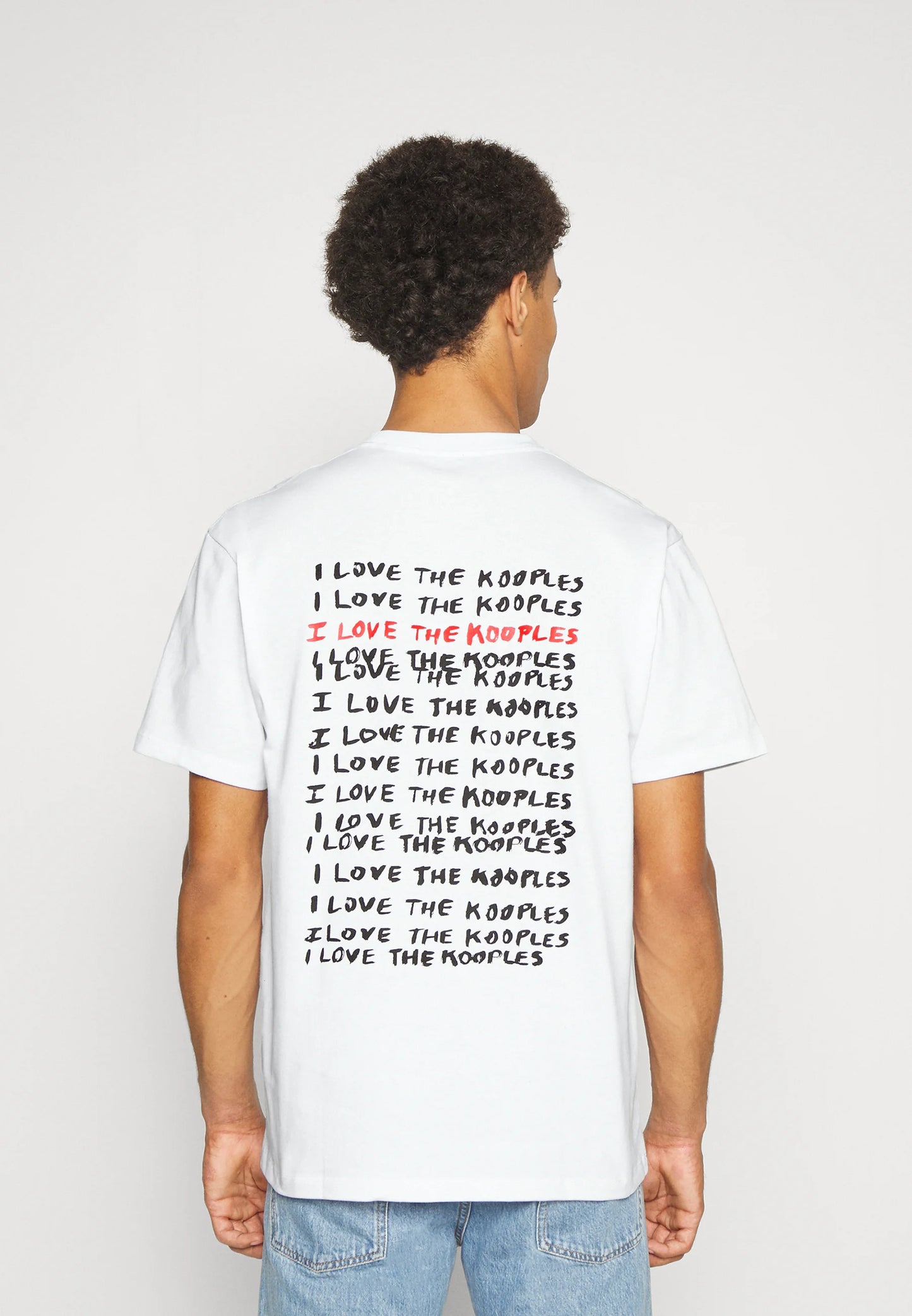 White I love the kooples T shirt