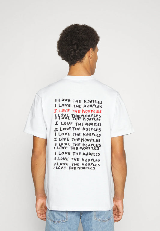 White I love the kooples T shirt