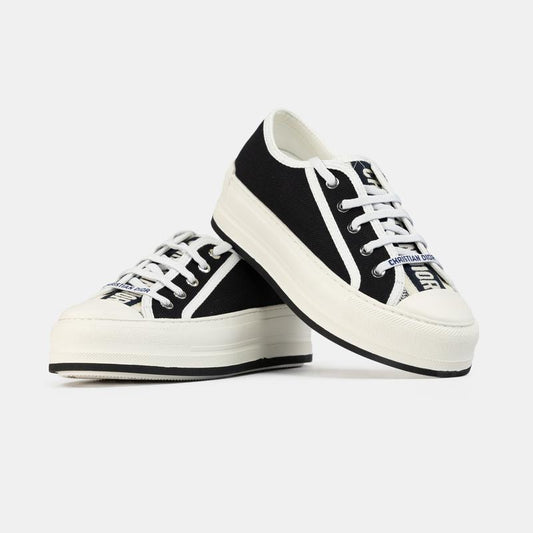 Black Dior platform sneaker