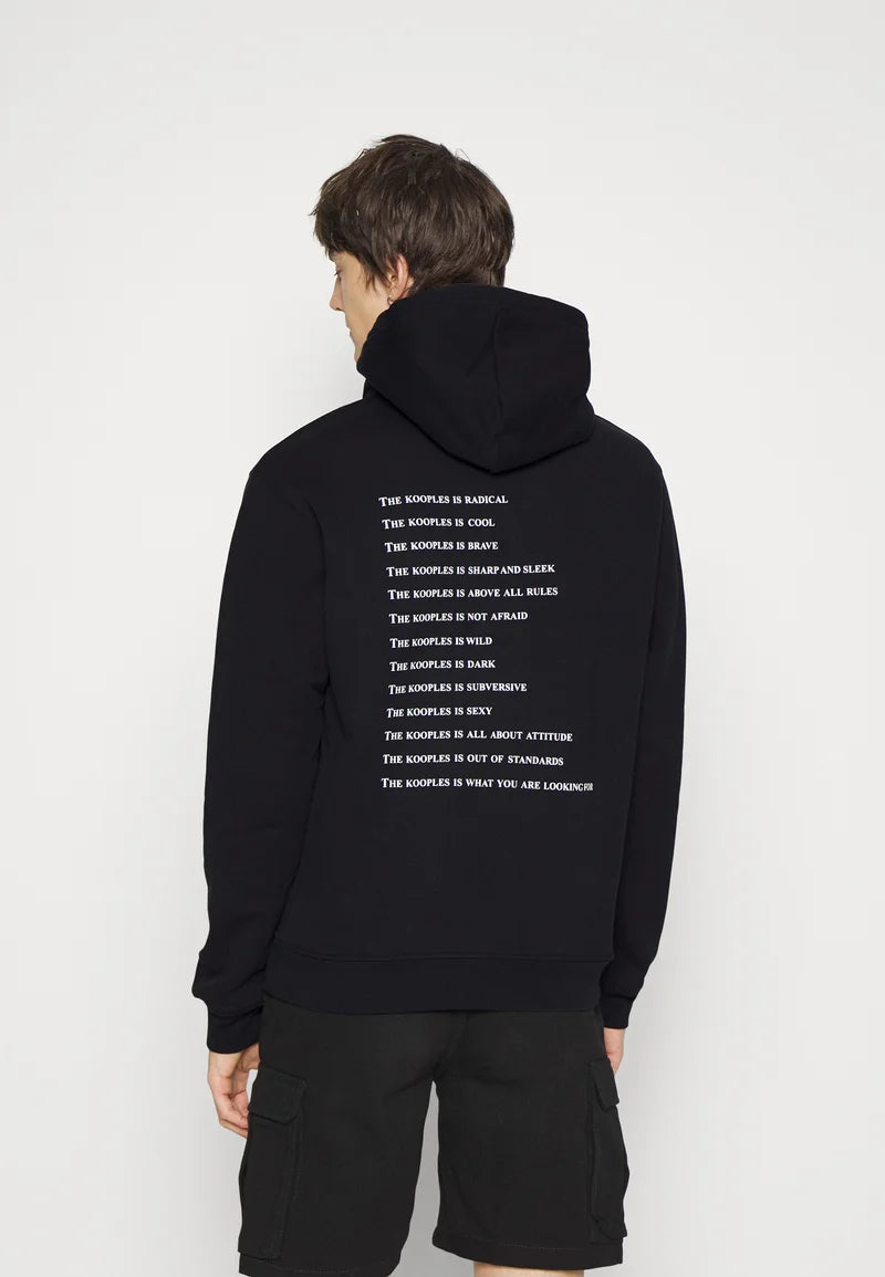 Black The kooples Hoodie