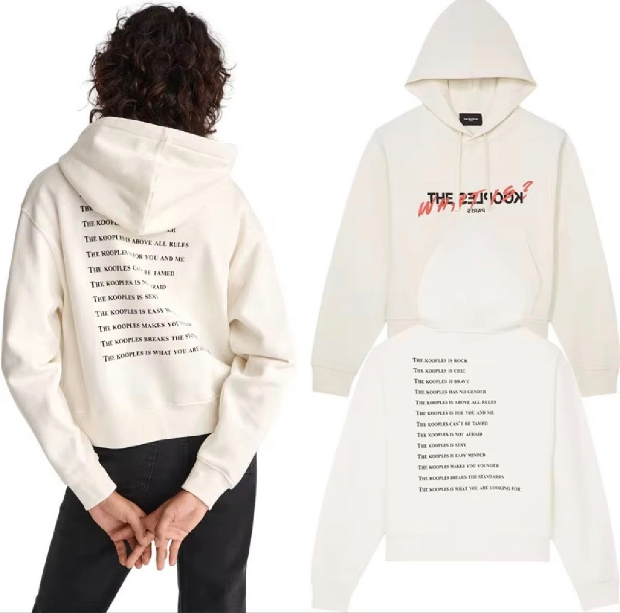 The kooples White hoodie