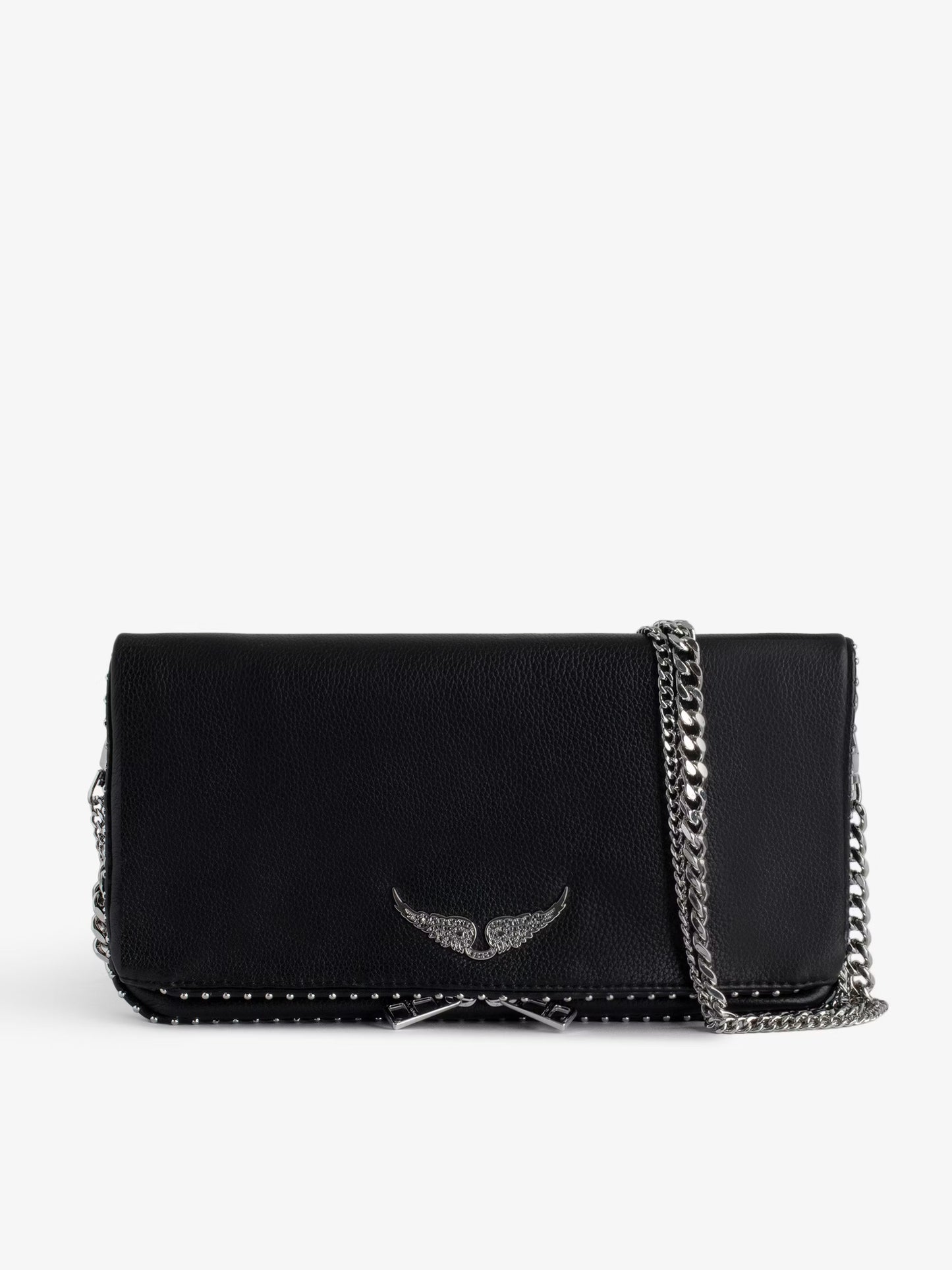 Zadig rock clutch black with studs 27cm