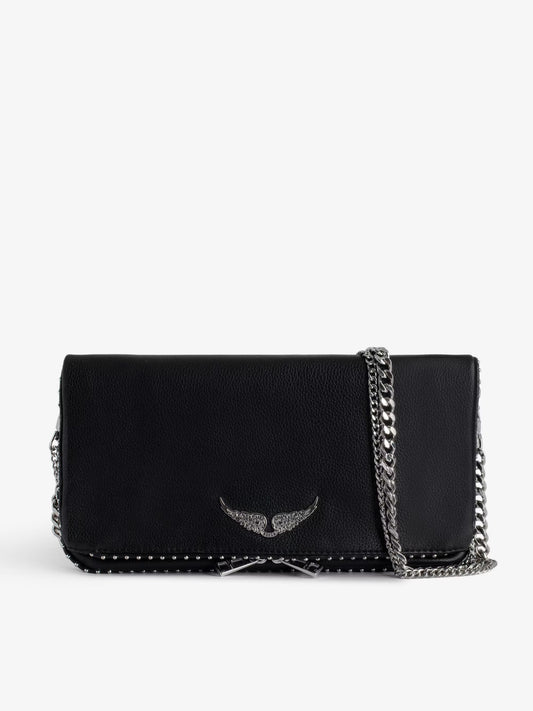 Zadig rock clutch black with studs 27cm