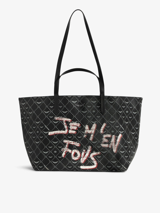ZV leather tote bag Je M'en fou