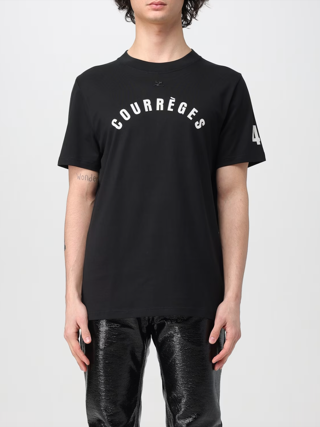 Courrege t shirt with print