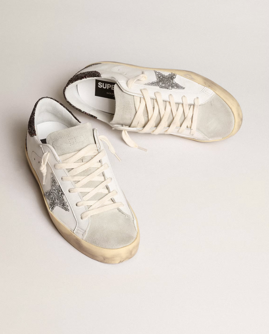 GGDB super star silver star with glitter tab